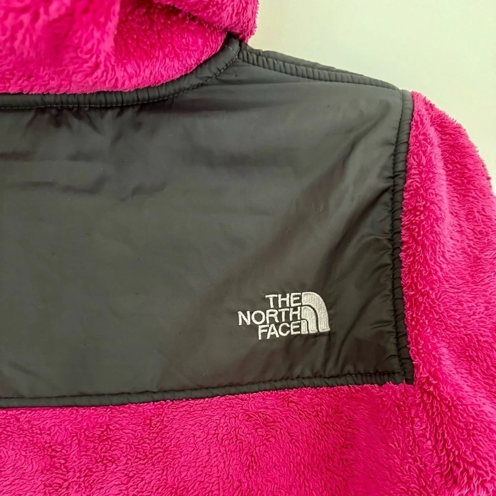 The North Face Youth Plush Fleece Fuzzy Oso Zip Up Jacket with Hood L 14/16